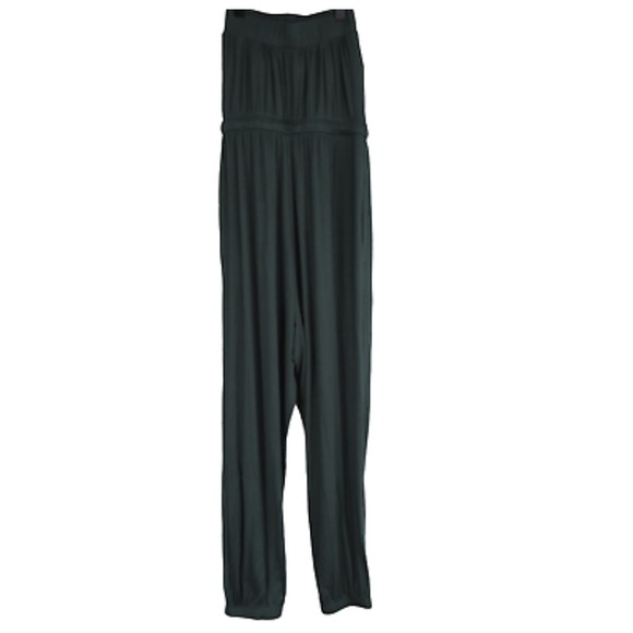 Spiritual Gangster Women's Carmela Rib Cinched Jumpsuit in Dusty Olive NWOT - Picture 3 of 9
